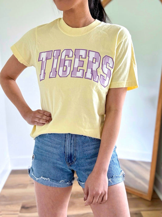 LSU Tigers Checkered Tee