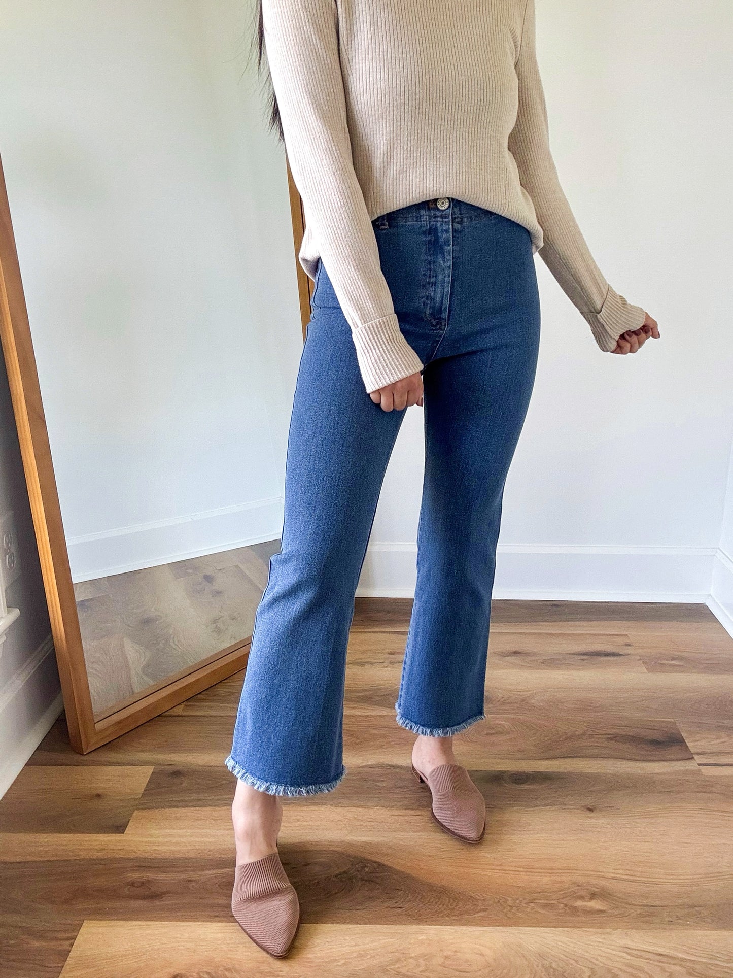 Dianne Frayed Soft Denim