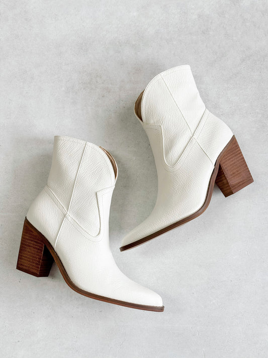 Harmony Western Paneled Booties