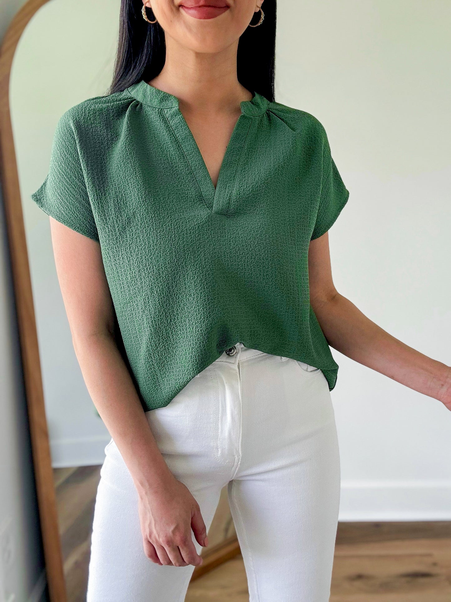 Evie Split Blouse