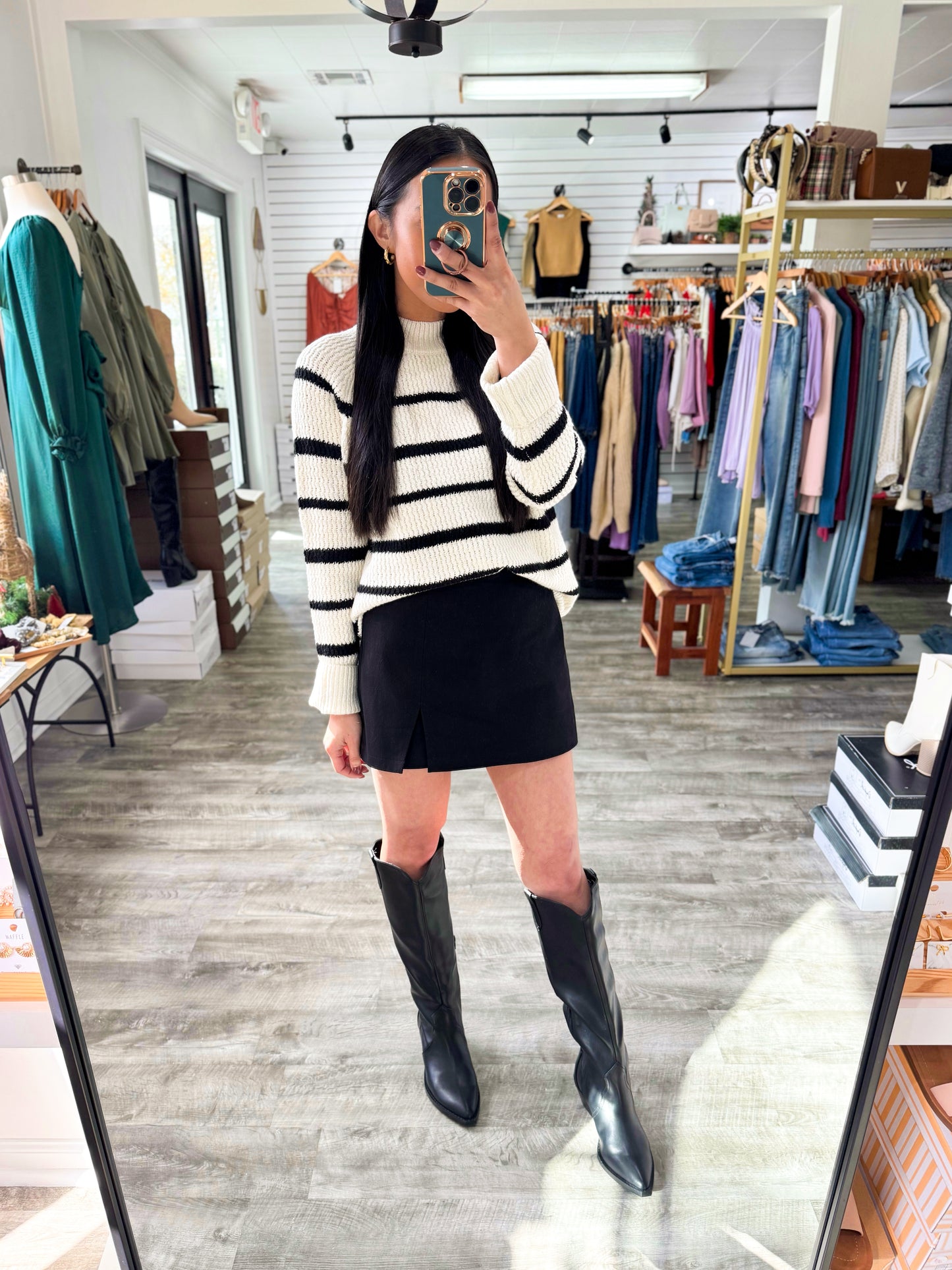 Cassandra Striped Sweater