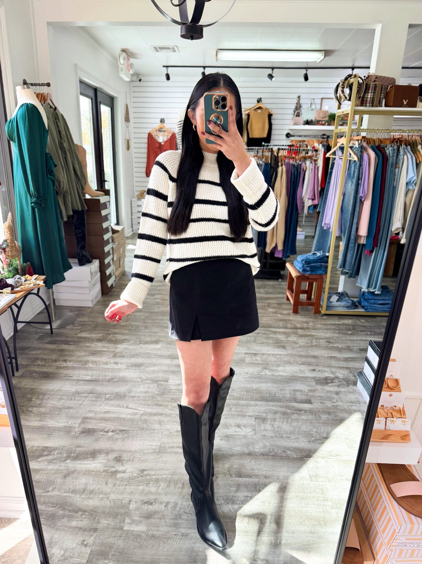 Cassandra Striped Sweater